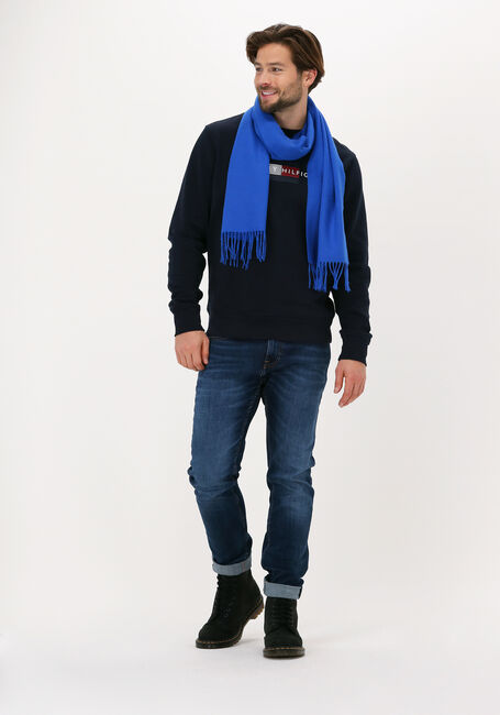 Blaue TOMMY HILFIGER Schal UPTOWN WOOL SCARF - large