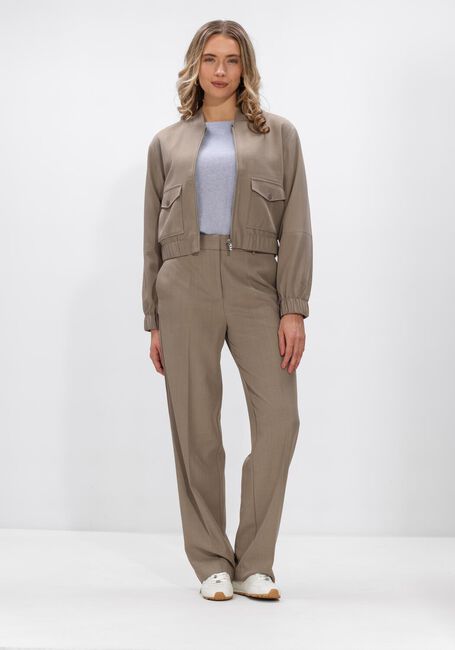 Taupe DANTE6 Jack SAMIE MELANGE JACKET - large