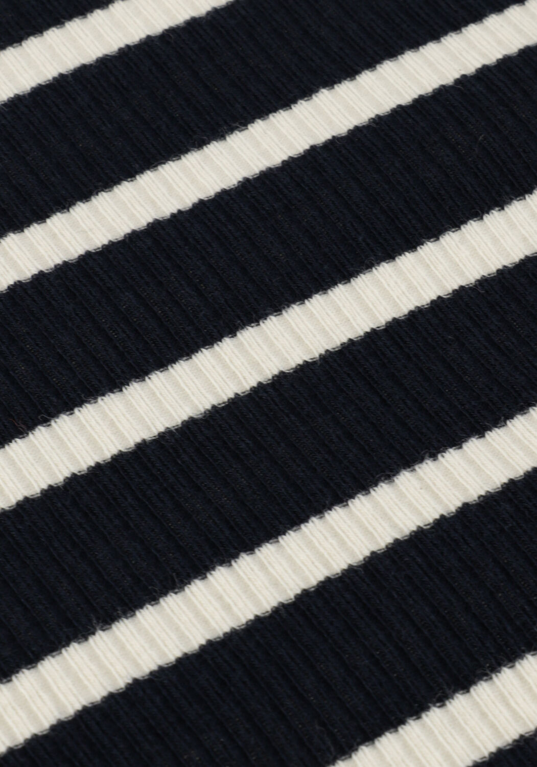 Blaue PENN & INK Tops & T-shirts COLL NECK STRIPE - large