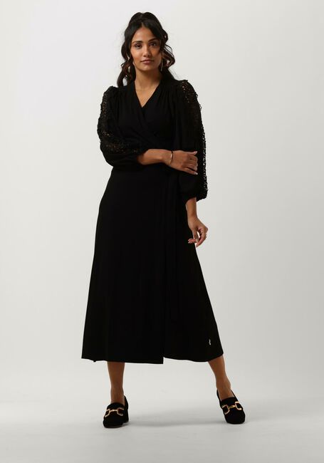 Schwarze JUFFROUW JANSEN Midikleid DANAO - large
