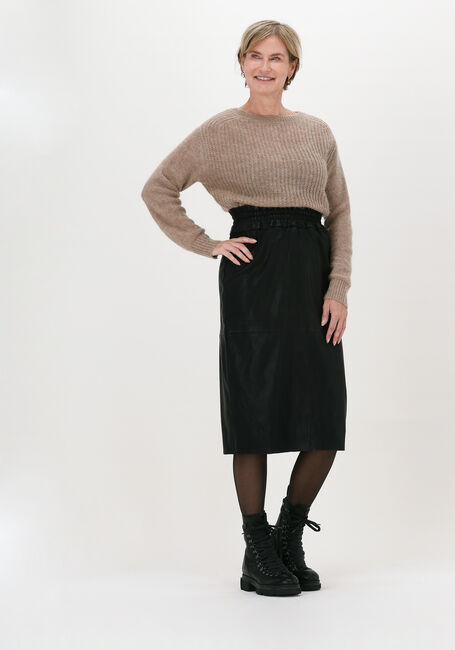 Schwarze KNIT-TED Midirock AMIRA SKIRT - large