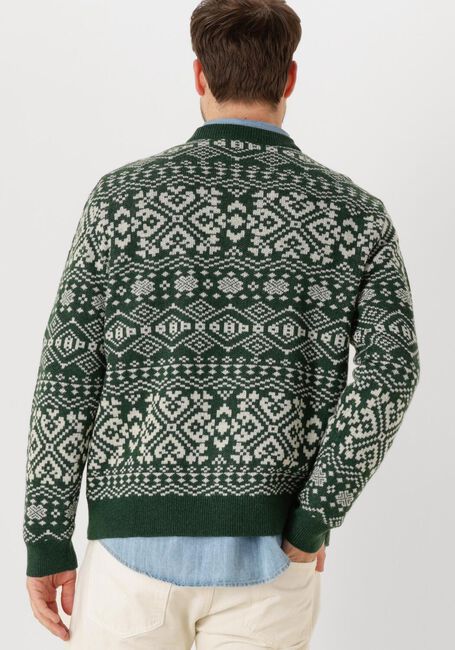 Mehrfarbige/Bunte SELECTED MEN Pullover SLHHOLGER LS KNIT JAQUARD CREW NECK - large