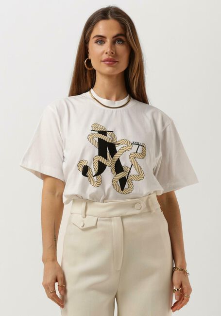 Weiße JOSH V T-shirt TEDDY JV ROPE - large