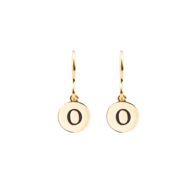 Goldfarbene ATLITW STUDIO Ohrringe CHARACTER EARRINGS LETTER GOLD Goldfarbene ATLITW STUDIO Ohrringe CHARACTER EARRINGS LETTER GOLD - large
