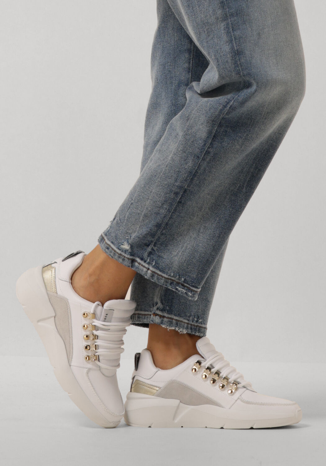 Wei&szlig;e NUBIKK Sneaker Low ROQUE ROMAN - large