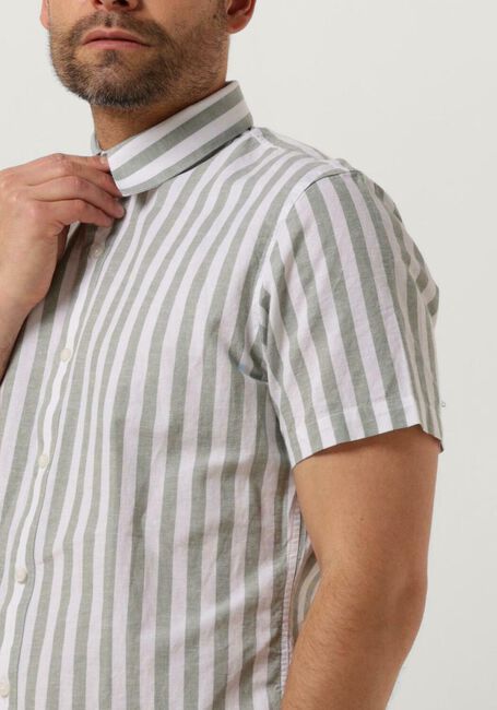 Grüne SELECTED HOMME Casual-Oberhemd SLHSLIMNEW-LINEN SHIRTS SS CLASSIC W - large