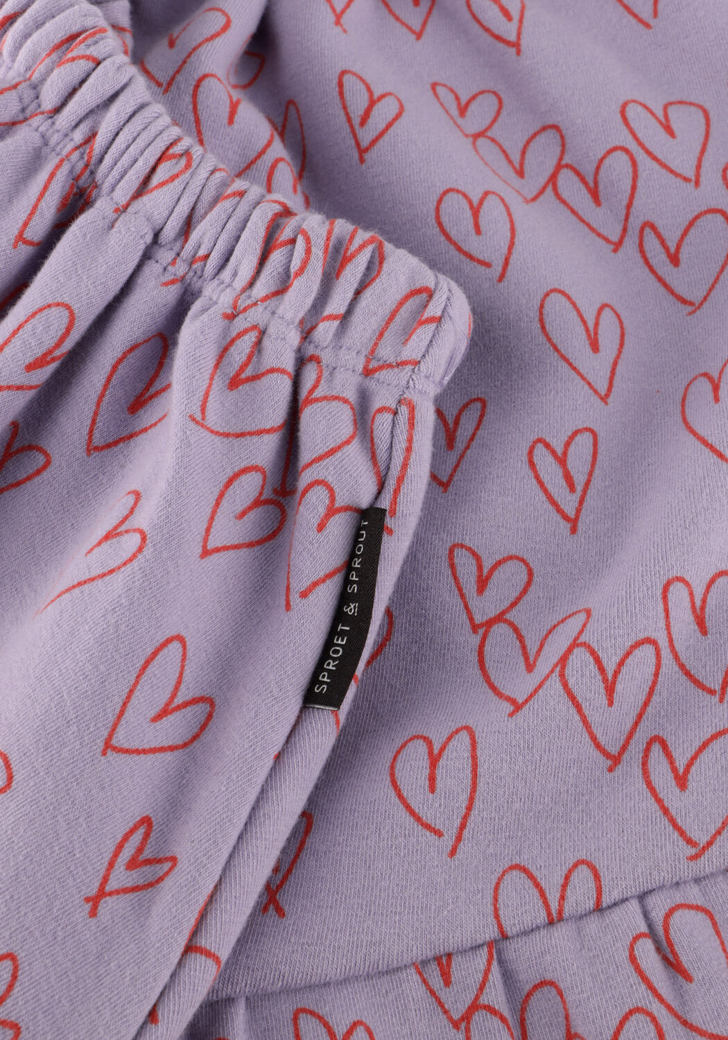 Lila Sproet & Sprout Minirock SKIRT RUFFLE HEARTS PRINT - large