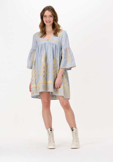 Hellblau GREEK ARCHAIC KORI Minikleid SHORT DRESS SUMMER - large