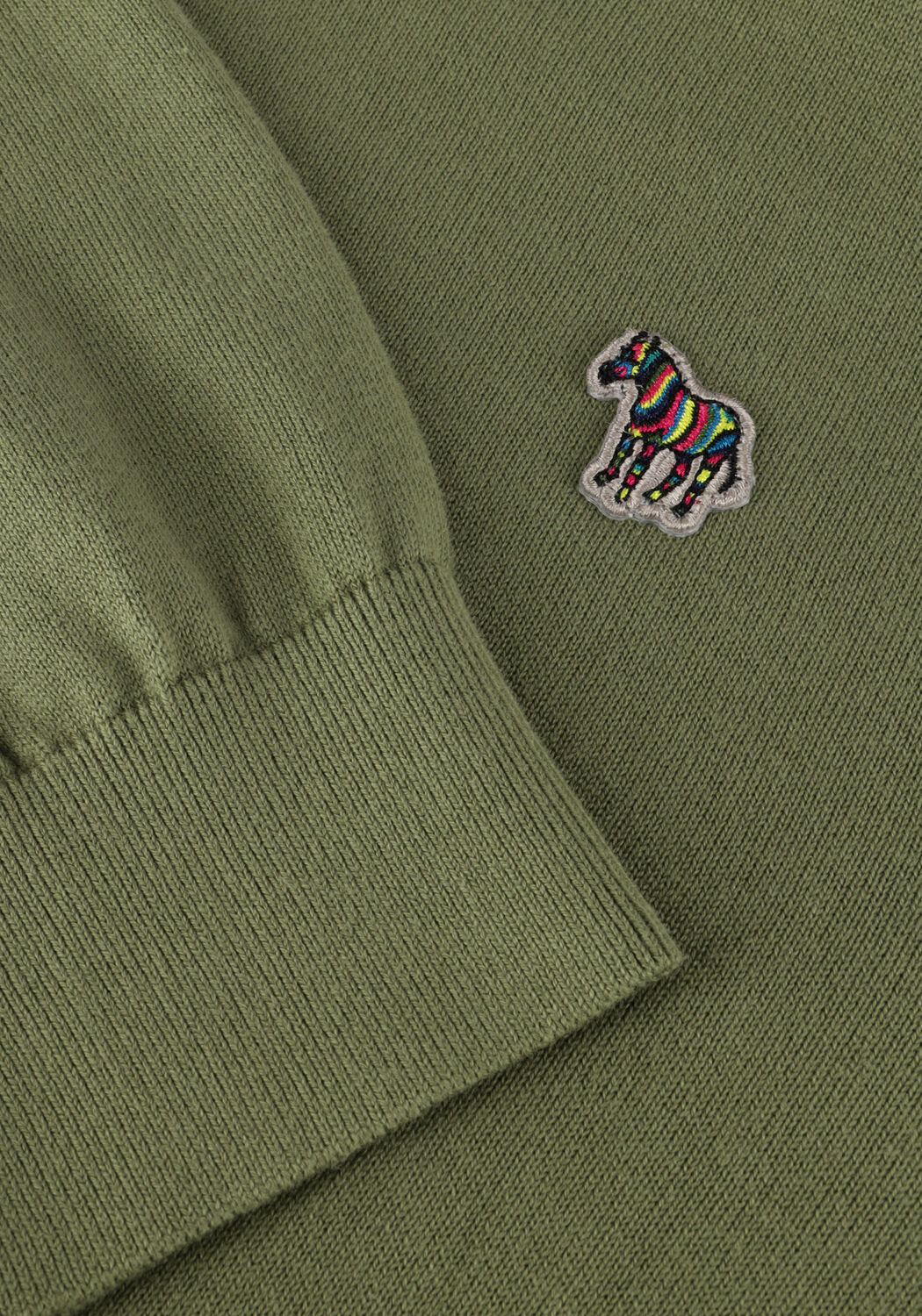 Gr&uuml;ne PS PAUL SMITH Pullover MENS SWEATER CREW NECK ZEB BAD - large