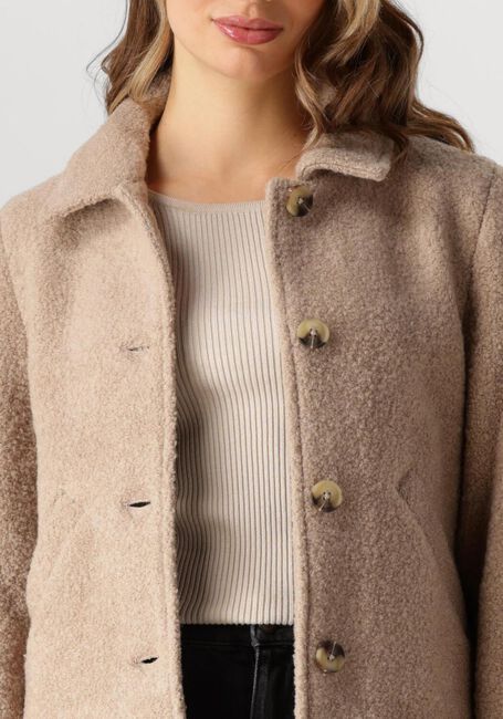 Beige MODSTRÖM Teddy-Jacke JUSTYMD SHORT JACKET - large