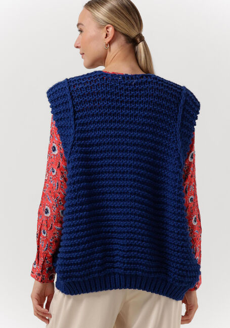Blaue NOTRE-V Gilet KNIT GILET - large