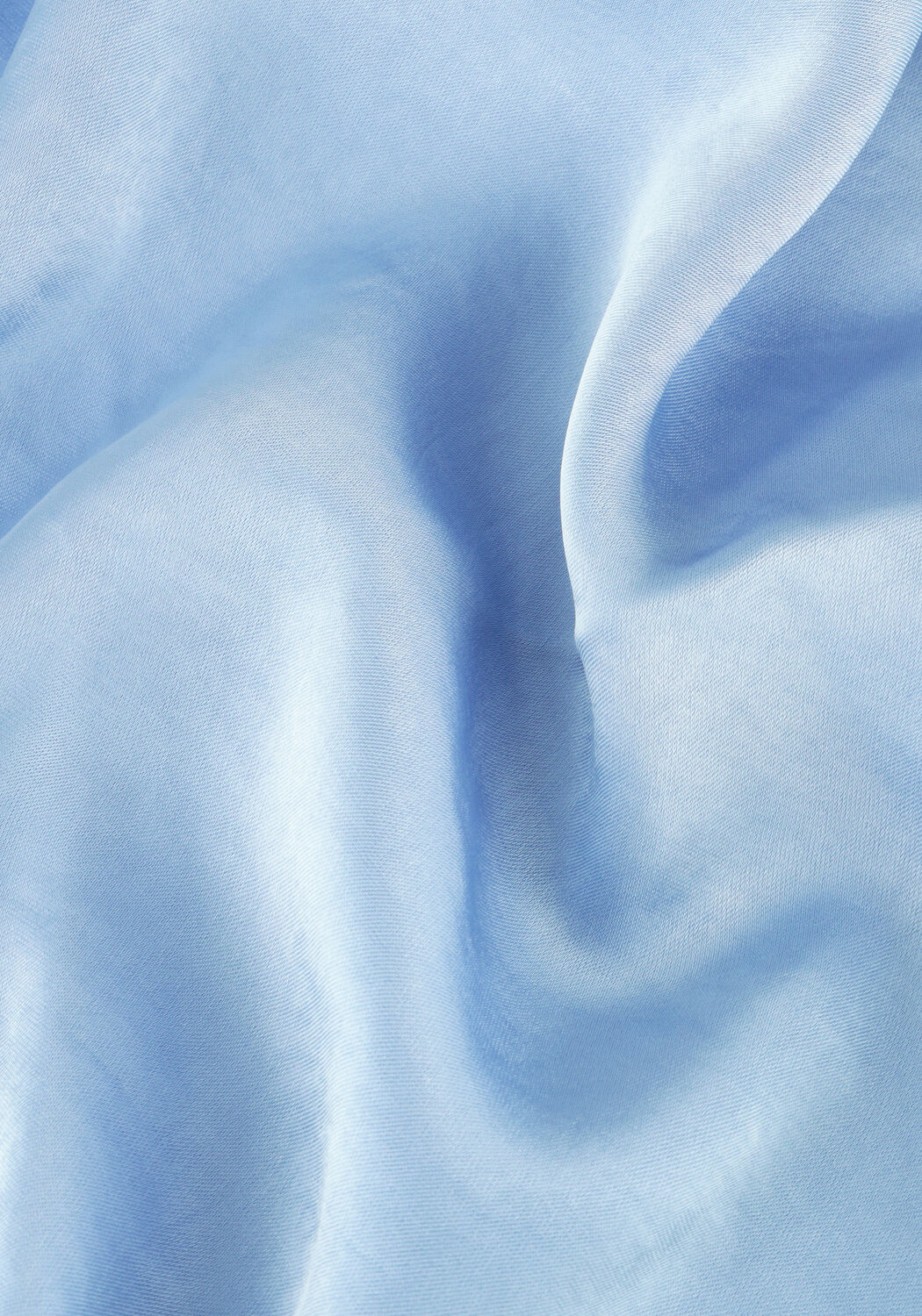 Hellblau NEO NOIR Maxirock VICKY HEAVY SATEEN SKIRT - large