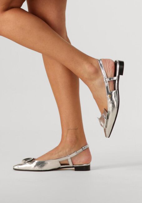Silberne FRED DE LA BRETONIERE Slingbacks ELISSE SLING - large