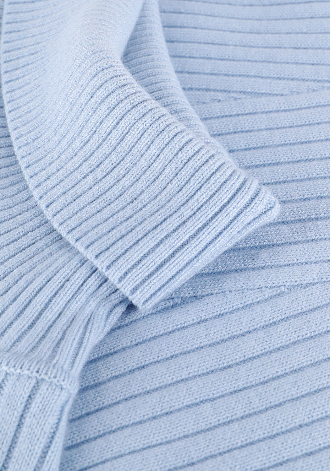 Hellblau CALVIN KLEIN Rollkragenpullover MONOGRAM EMBROIDERY ROLL NECK - large