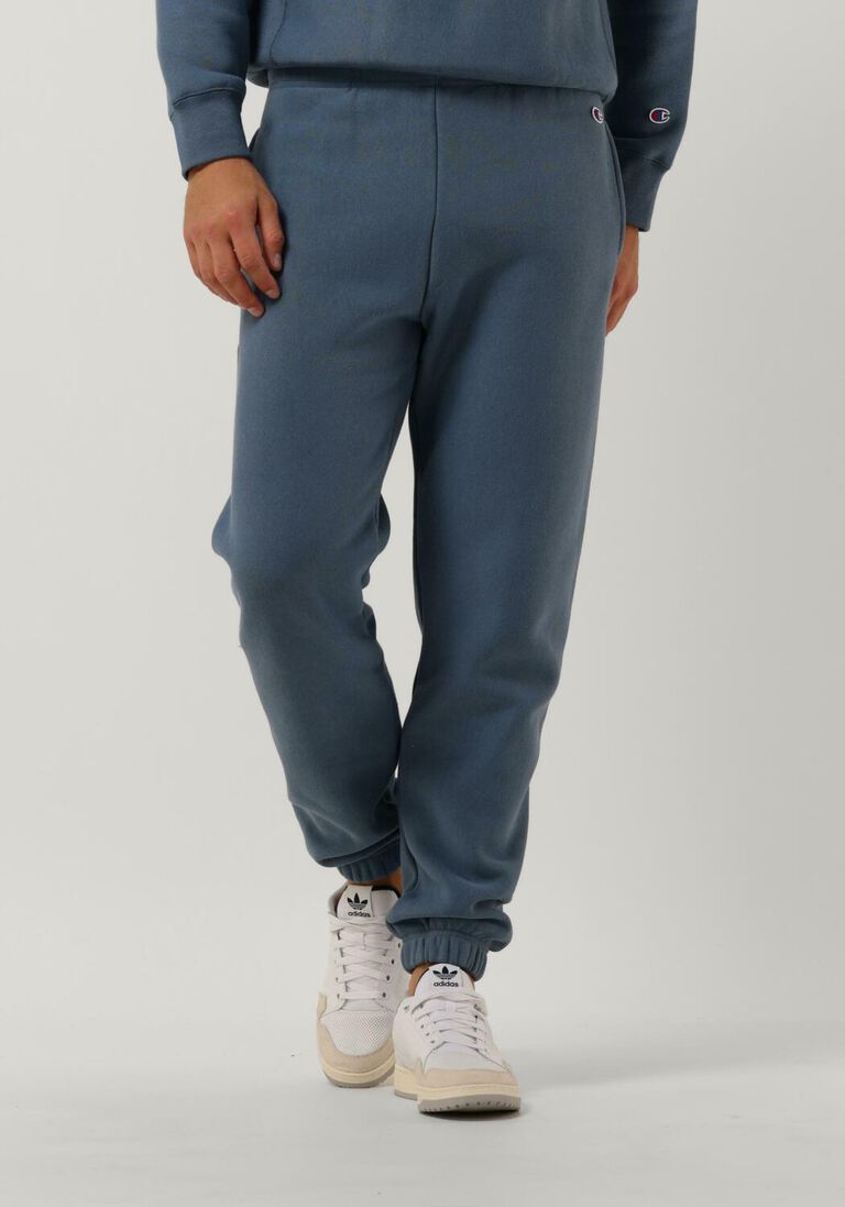 blaue champion jogginghose elastic cuff pants
