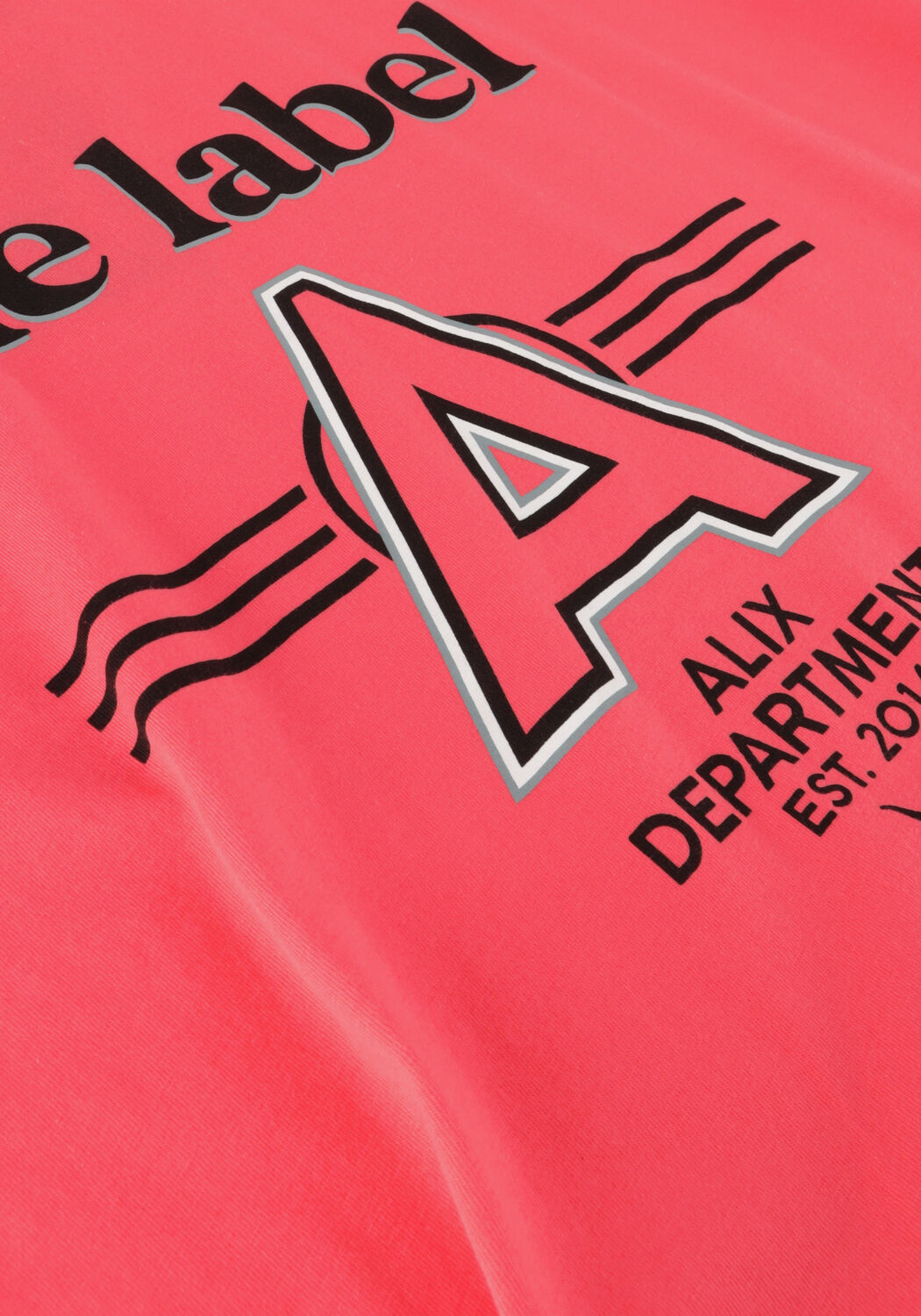 Koralle ALIX THE LABEL T-shirt LADIES KNITTED A T-SHIRT - large