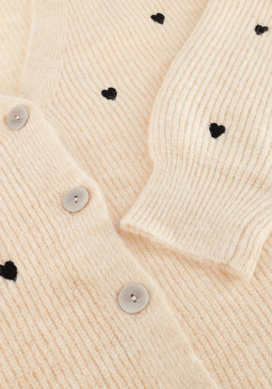 Creme Y.A.S. Strickjacke YASBOW LS EMBROIDED KNIT CARDIGAN - large