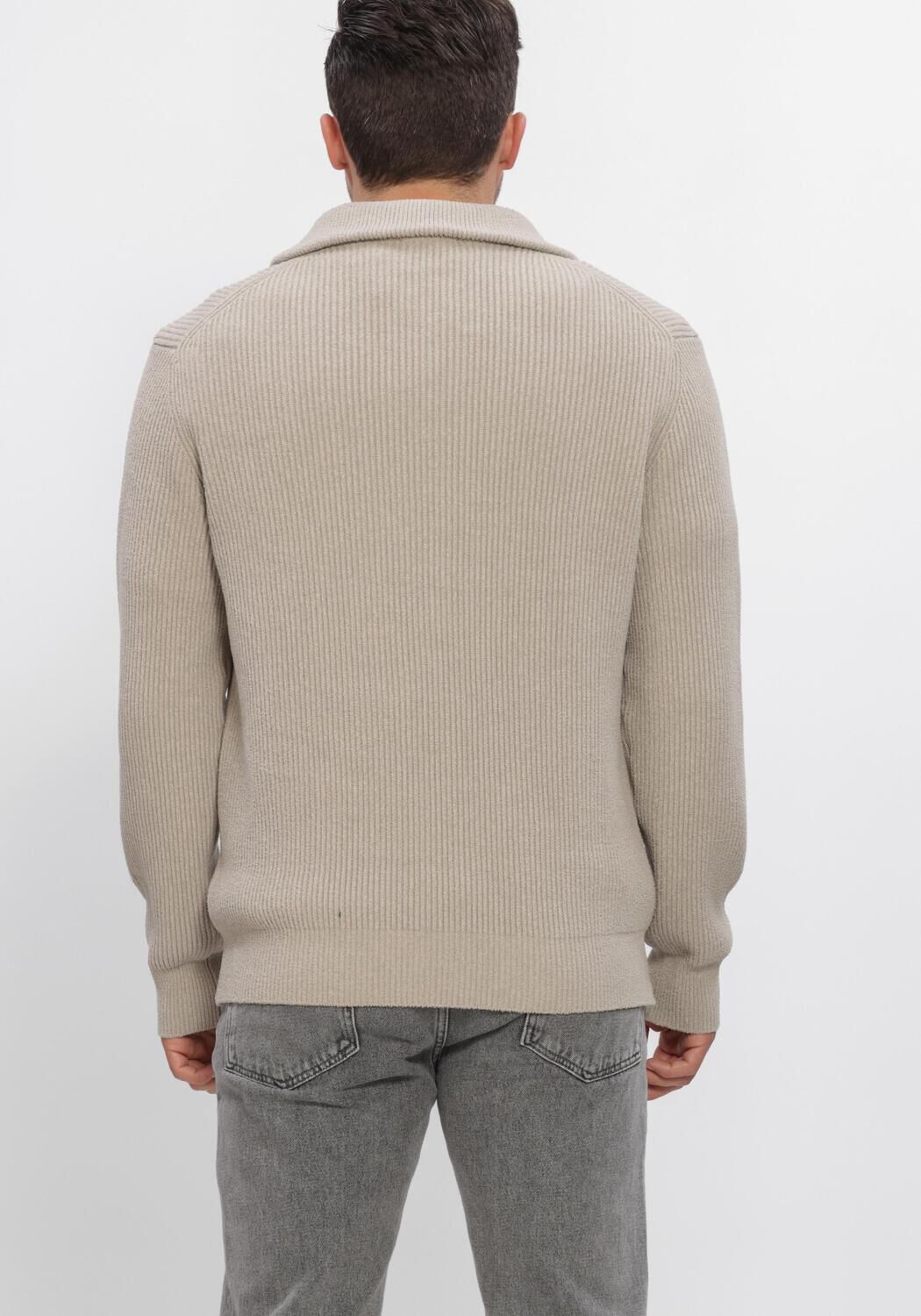 Beige DSTREZZED Pullover DS_JOSIAH SKIPPER - large