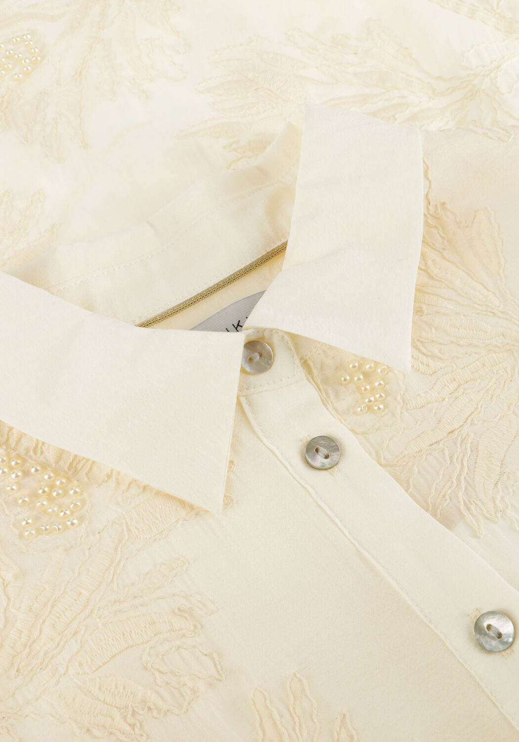 Ecru NUKUS Blusen AVY BLOUSE EMBROIDERY - large