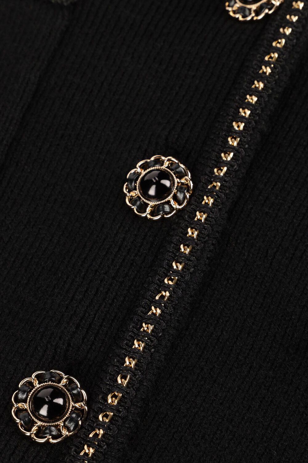 Schwarze SUNCOO Strickjacke GARVI - large