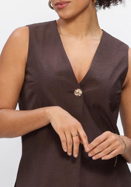 Braune OBJECT Gilet OBJLISA YUI S/L LO WAISTCOAT - large