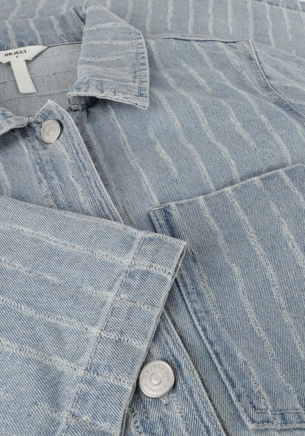 Blaue OBJECT Minikleid OBJSALI DENIM DRESS - large