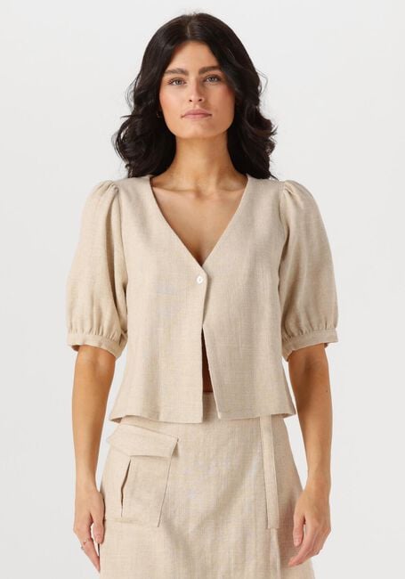 Sand ANOTHER LABEL Blusen KIEK SHIRT - large