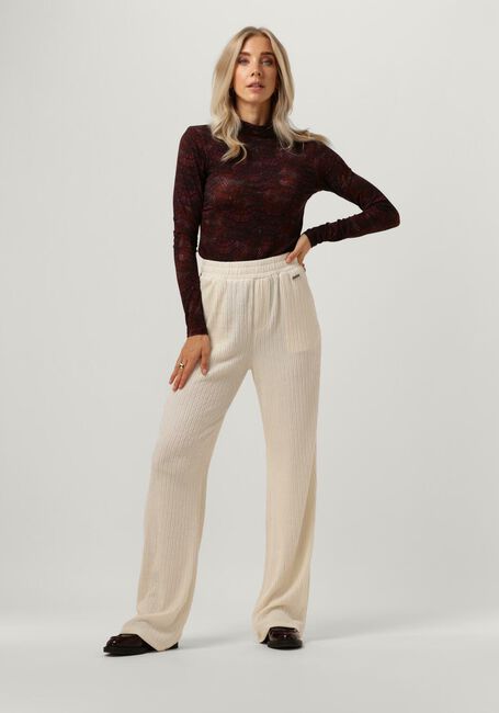 Bordeaux SCOTCH & SODA Rollkragenpullover ALL OVER PRINTED MOCKNECK LONGSLEEVE T-SHIRT - large