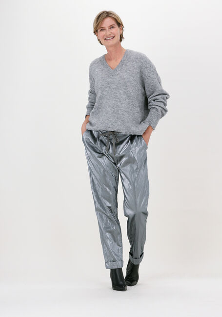 Graue SUMMUM Pullover V-NECK SWEATER SOFT WOOL - large