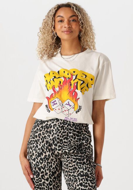 Weiße HARPER & YVE Top ROLLTHEDICE-SS - large
