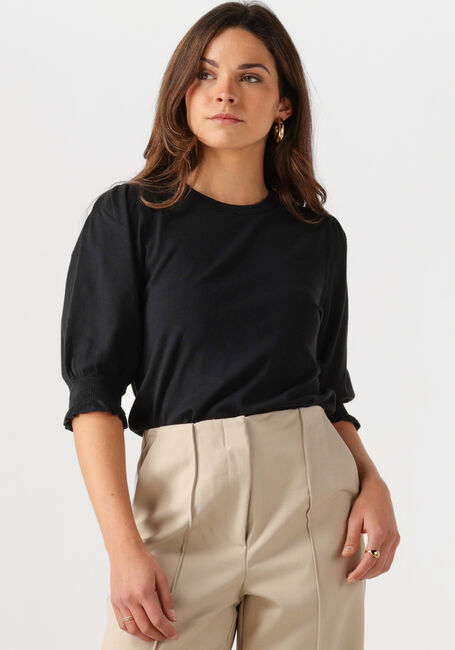 Schwarze FABIENNE CHAPOT Pullover MOLLY SHORT SLEEVE PULLOVER - large