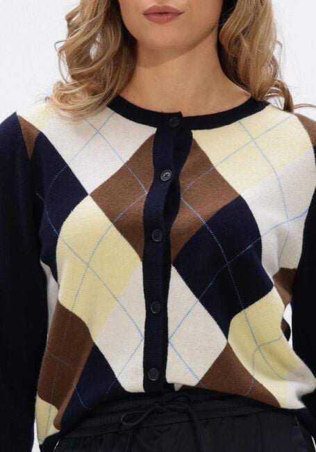 Mehrfarbige/Bunte GESTUZ Strickjacke GZMANZI MULTI CARDIGAN - large