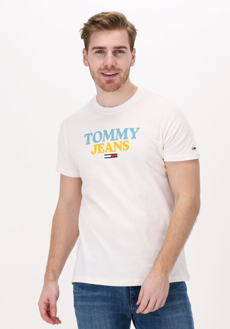Weiße TOMMY JEANS T-shirt TJM ENTRY GRAPHIC TEE - large