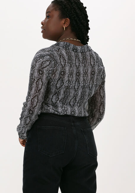 Graue GUESS Bluse LS CLOUIS SHIRT - large