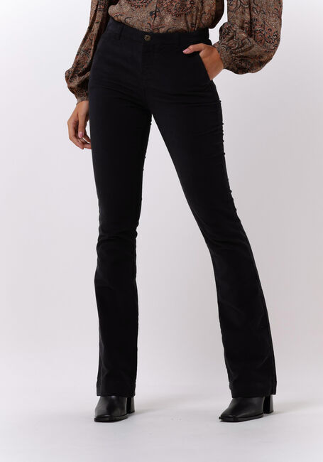 Schwarze BY-BAR Hose LEILA VELVET TWILL PANT - large