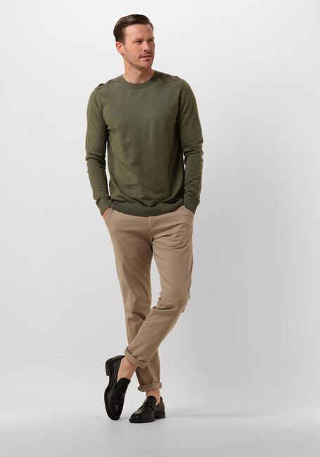 Grüne SELECTED HOMME Pullover SLHBERG CREW NECK NOOS - large
