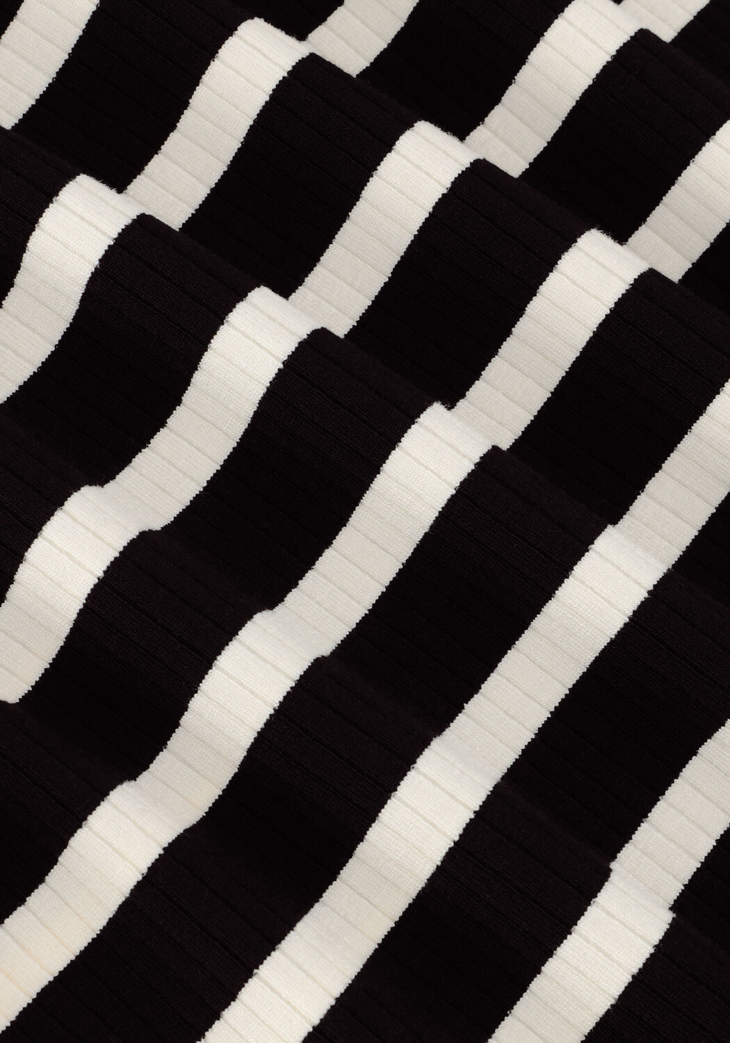 Schwarze TOMMY HILFIGER Top SLIM 5X2 RIB STRIPE TANK NS - large