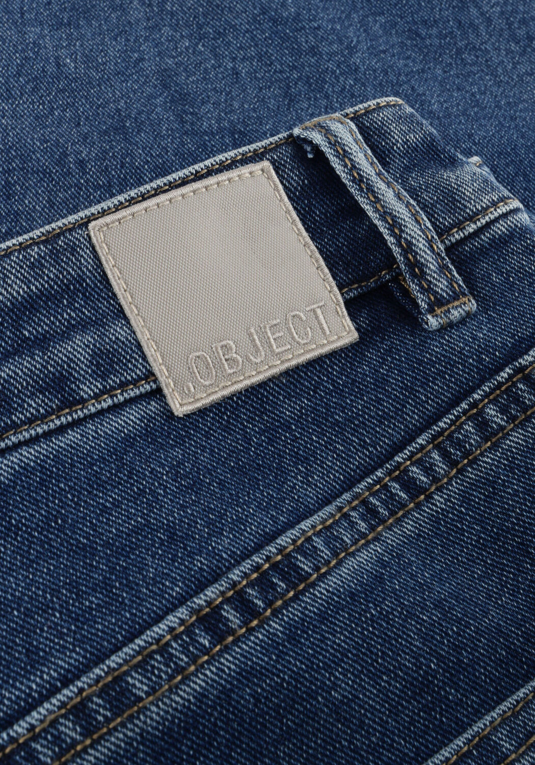 Blaue OBJECT Mom jeans OBJSAVA MW BARREL ANKEL JEANS - large