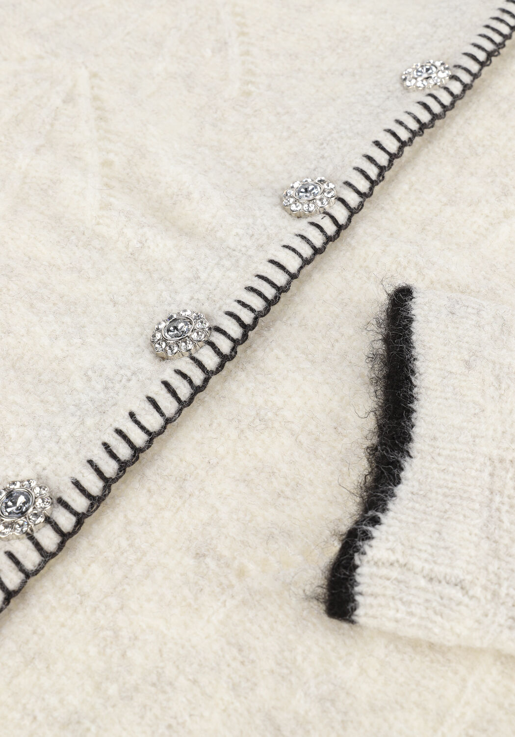 Nicht-gerade weiss Y.A.S. Strickjacke YASTIPPA LS KNIT CARDIGAN - large