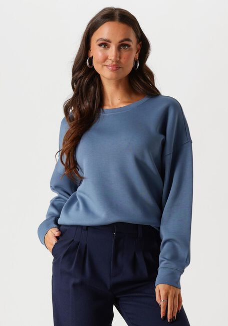 Blaue MSCH COPENHAGEN Sweatshirt MSCHIMA Q SWEATSHIRT - large
