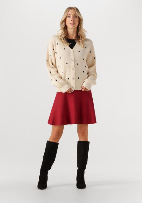 Rote Y.A.S. Minirock YASFONNY HW KNIT SKIRT S. - large