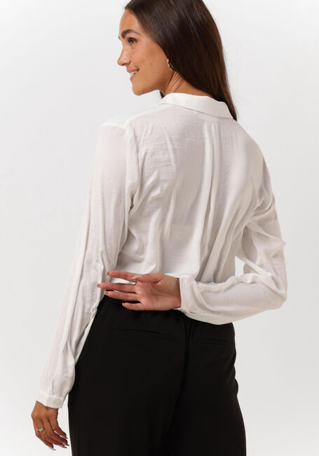 Weiße MSCH COPENHAGEN Blusen BLAIR POLYSILK SHIRT - large