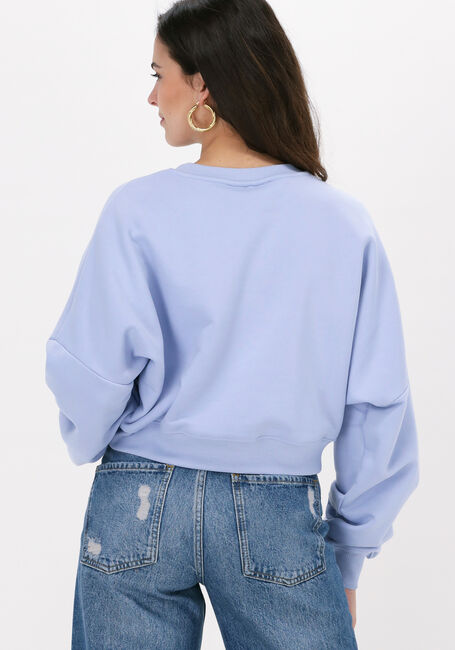 Blaue COLOURFUL REBEL Sweatshirt REBELLES CROPPED SHOULDER SWEAT - large