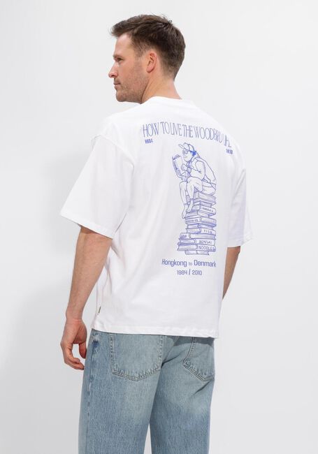 Wei&szlig;e WOODBIRD T-shirt WBBEAM BOOK TEE - large