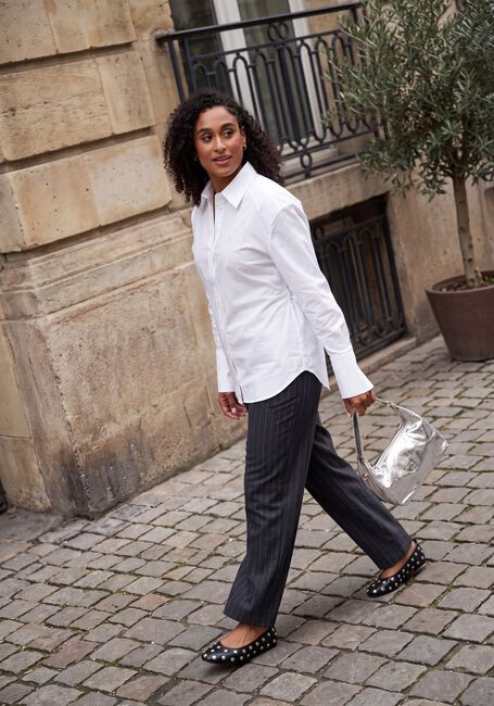 Wei&szlig;e ALIX THE LABEL Blusen LADIES WOVEN FITTED BLOUSE - large