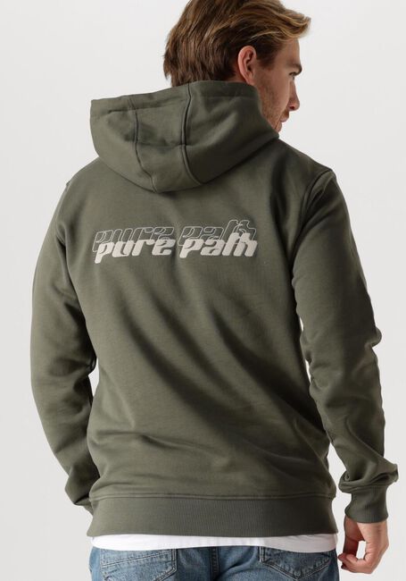 Grüne PURE PATH Pullover REGULAR FIT SWEATERS HOODIE302 - large