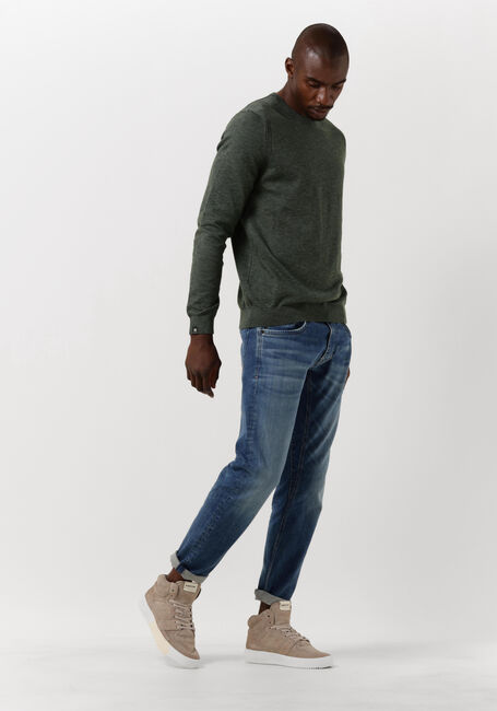 Dunkelgr&uuml;n VANGUARD Pullover R-NECK COTTON SLUB - large