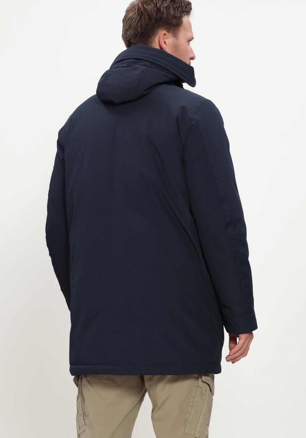 Dunkelblau PME LEGEND Wattierte Jack SEMI LONG JACKET ROCK-PACK - large