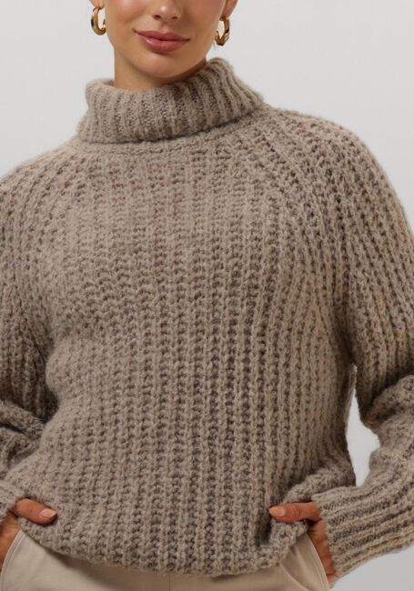 Taupe MOSCOW Rollkragenpullover 44-09-WISHING - large