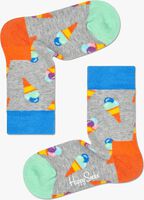 Graue HAPPY SOCKS Socken KIDS ICE CREAM - medium